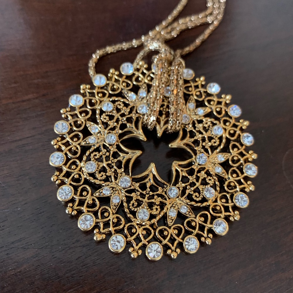 LARGE GOLD PENDANT